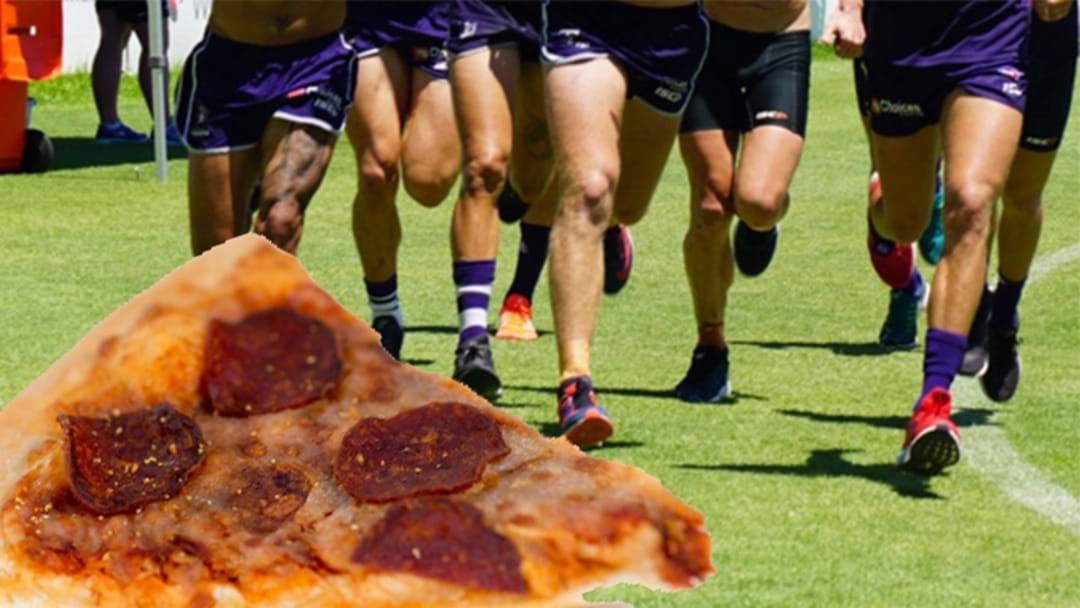 Article heading image for Two Fremantle Players Sidelined After Eating Dodgy Pizza