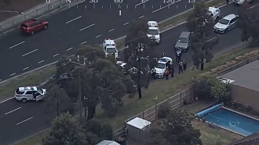 Article heading image for The Incredible Footage of Vic Police Car Pursuit Takedown