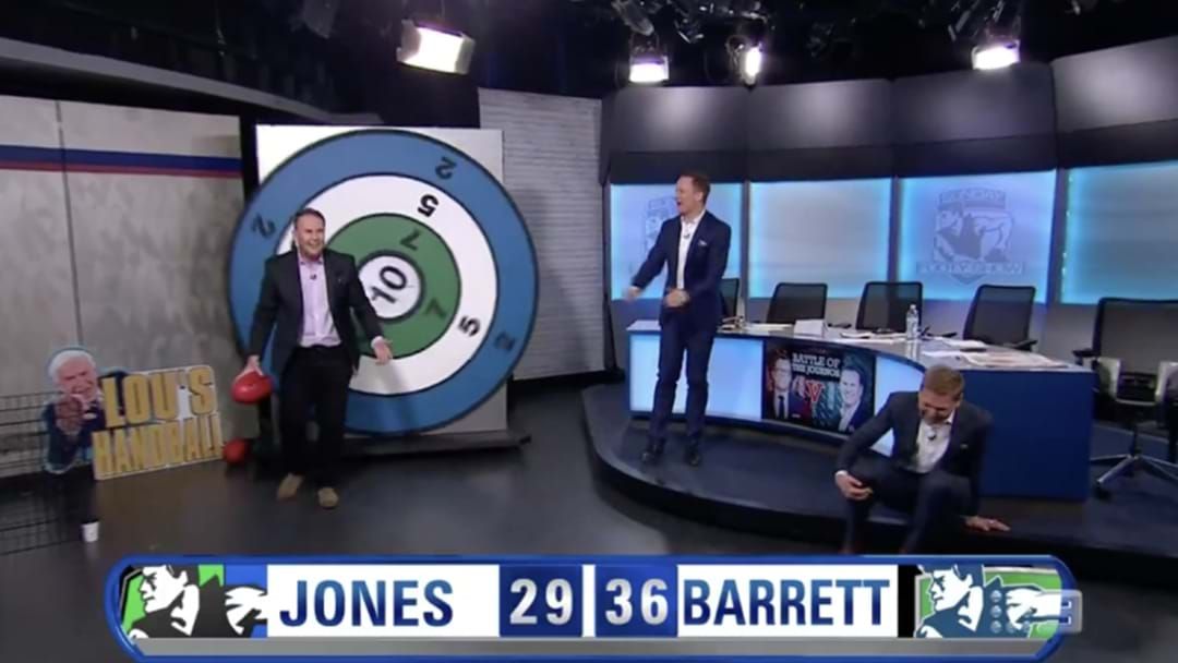 Article heading image for Damien Barrett Has Gone Head To Head With Tony Jones On The Sunday Footy Show