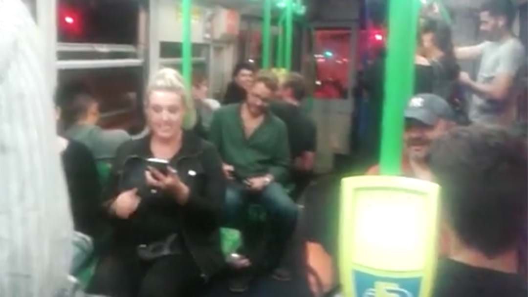 Article heading image for Melbourne Tram Driver Gets Everyone On Board To Sing Happy Birthday