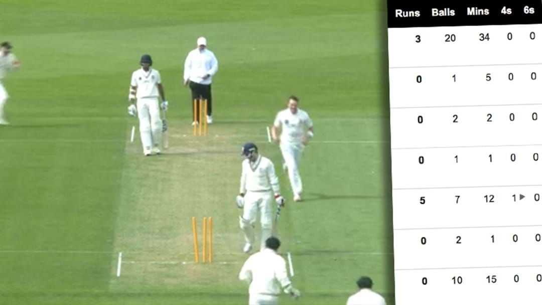 Article heading image for Is This One Of The Most One-Sided Cricket Scorecards Ever?