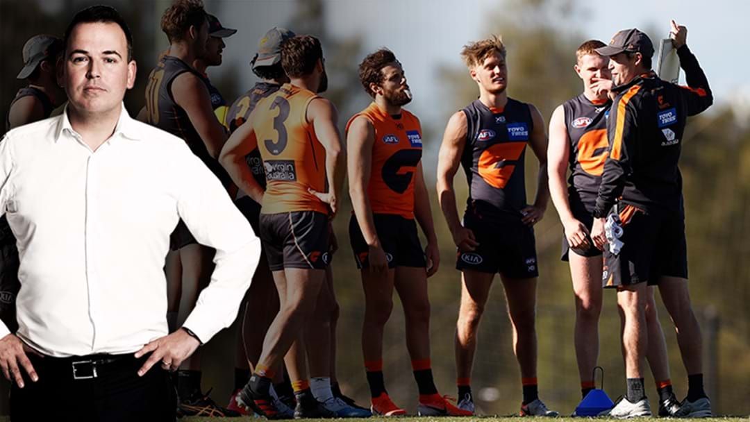 Article heading image for Tom Browne Says GWS Will Make Significant Off-Field Changes At The End Of The Season