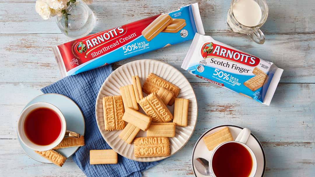 Article heading image for Have An Uncontrollable Sweet Tooth? Arnott's Have Released A 50% Less Sugar Biccies Range!