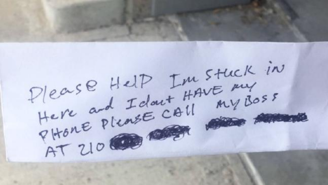 Article heading image for Man Stuck Inside ATM Sends 'Help' Notes Through Receipt Slot 
