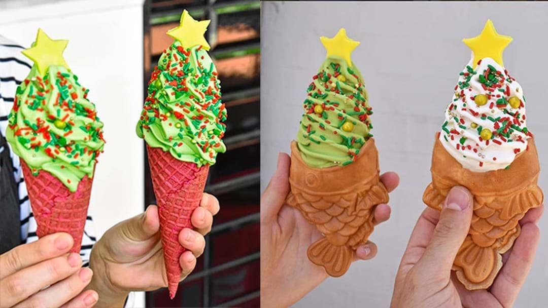 Article heading image for Christmas Tree Gelato Just Hit Perth & They’re Festive AF
