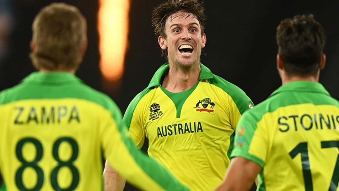 Article heading image for Mitch Marsh: What Was He Thinking As That First Ball Went For Six!