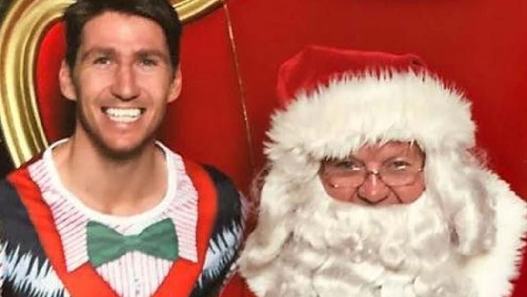 Article heading image for Perth Wildcats' Captain Captured In Special Santa Pic 