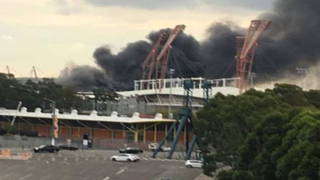 Article heading image for Massive Fire At Spotless Stadium At Olympic Park