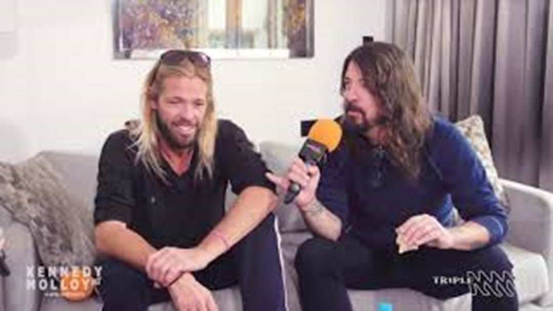 Article heading image for Remembering The Time Taylor Hawkins & Dave Grohl Told Jane Kennedy The Greatest Rock Story Ever