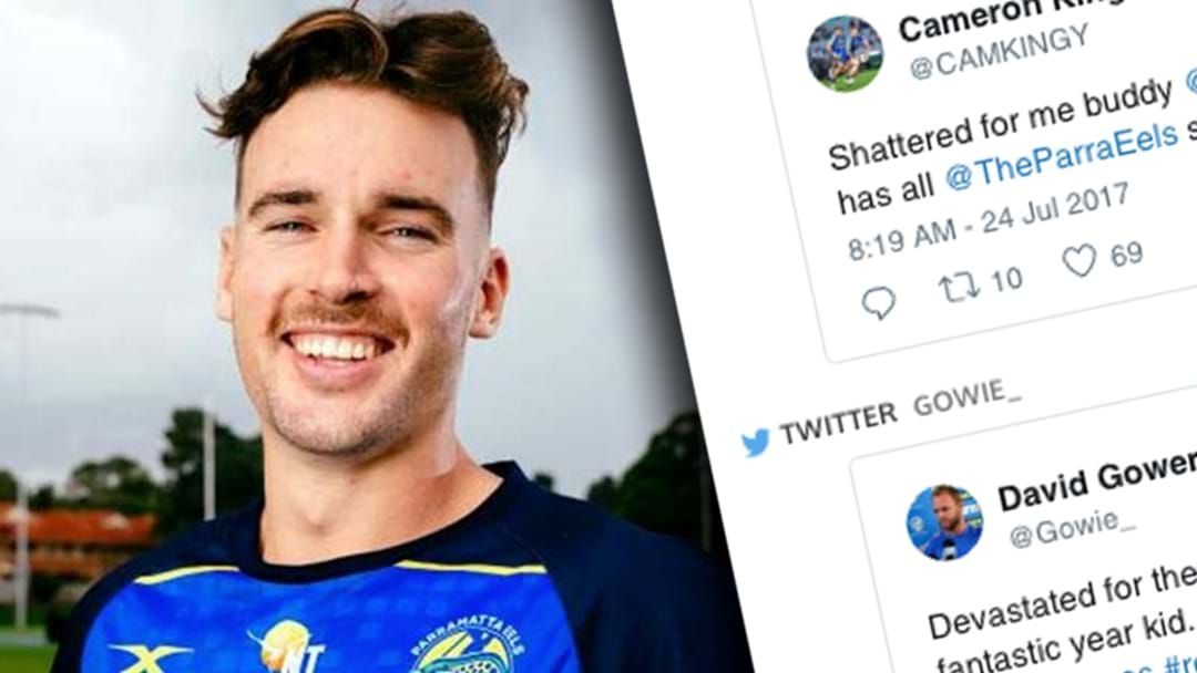 Article heading image for Parramatta Teammates Get Behind Clint Gutherson In His Hour Of Need