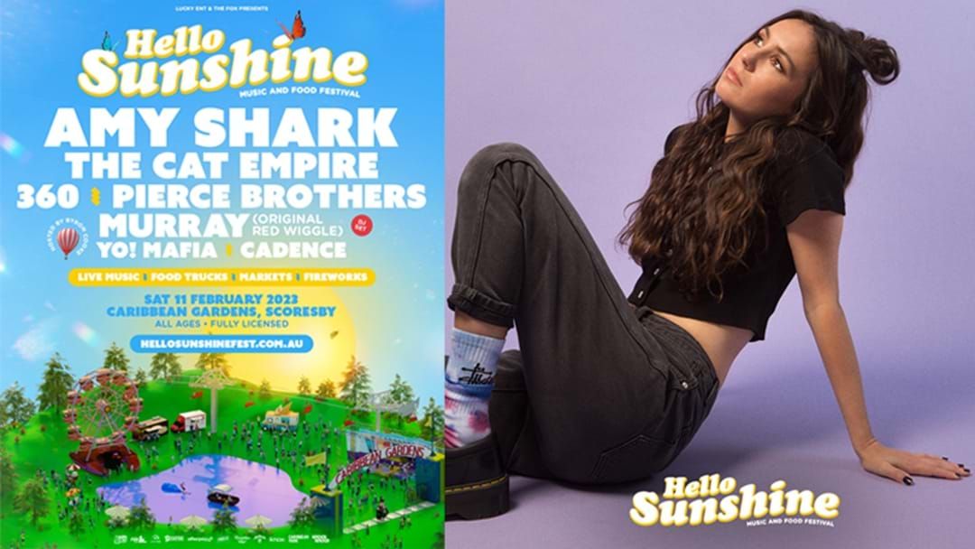 Article heading image for Amy Shark To Headline Melbourne's Newest Summer Festival Hello Sunshine