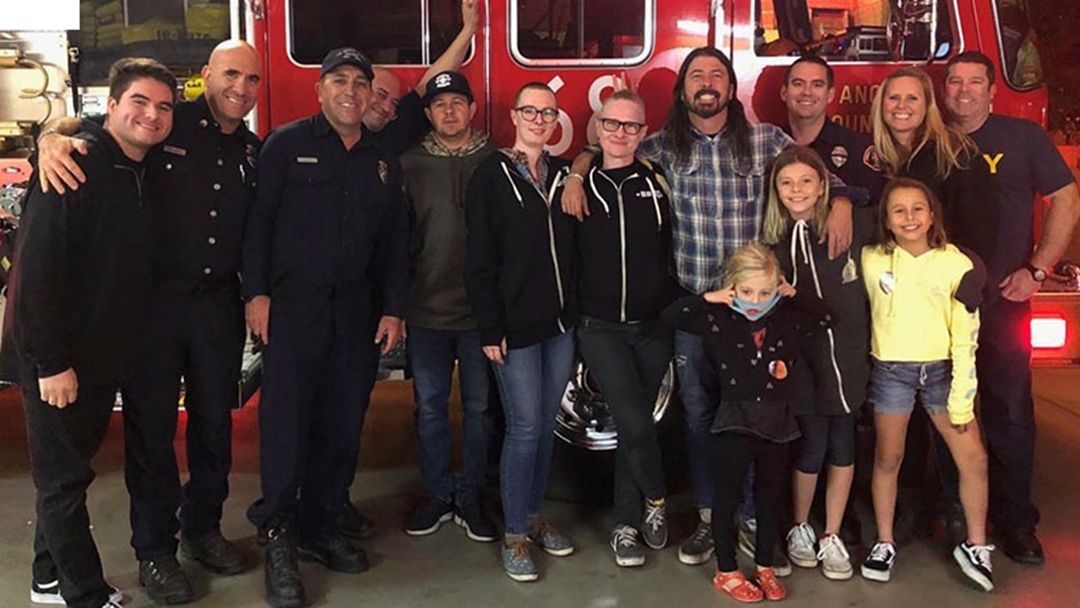 Article heading image for Dave Grohl, Good Bloke, Has Been Cooking Barbies For LA Firefighters Battling Massive Bushfires