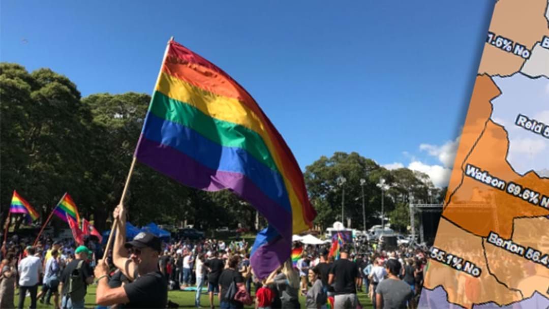 How The People Of Sydney Voted In The Same Sex Marriage Survey Triple M