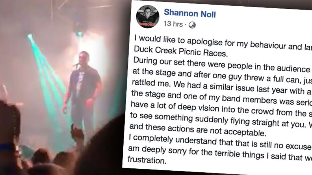 Article heading image for Shannon Noll Apologises For Flipping Out On A Bloke At Duck Creek Picnic Races