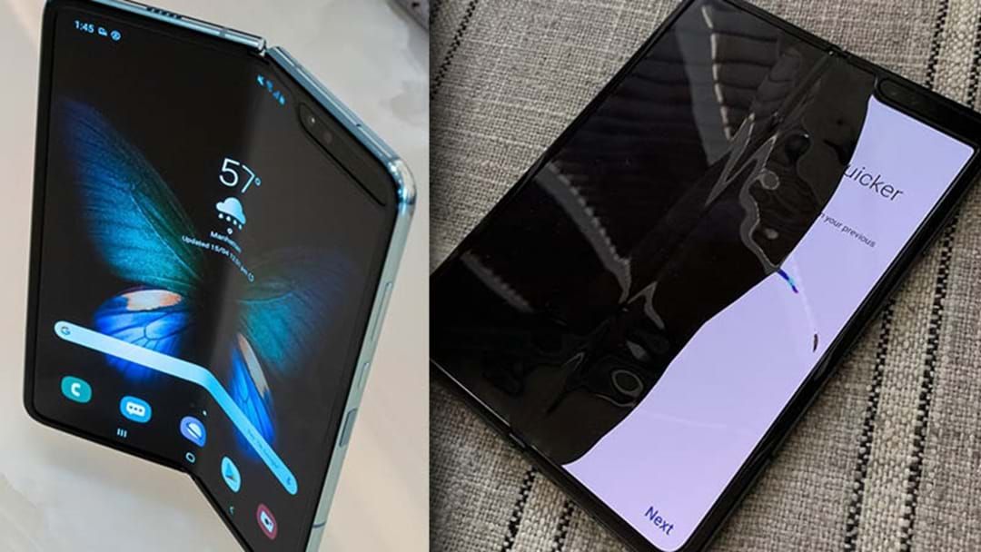 Article heading image for Some Of Samsung's New $2000 Folding Phones Are Already Breaking
