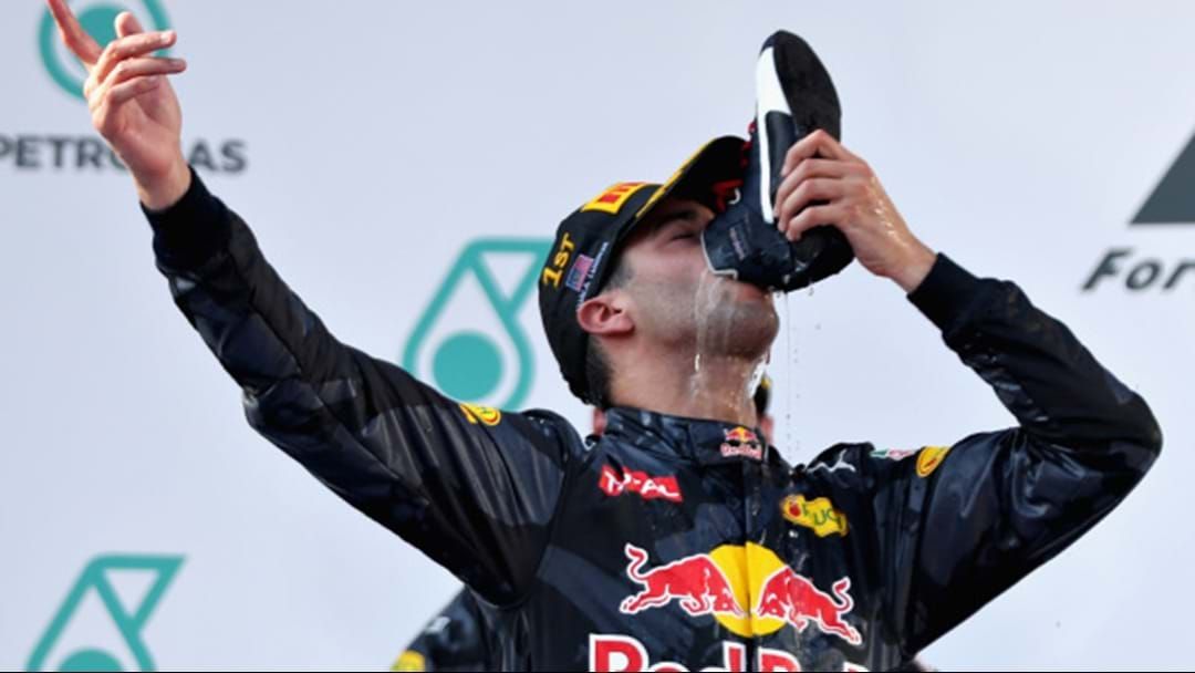 Article heading image for Piss Right Off, Formula 1 Has Trademarked The Shoey