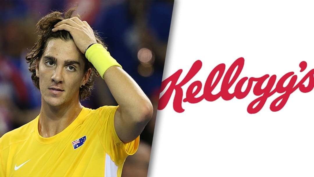 Article heading image for Kellogg's Is Taking On Thanasi Kokkinakis In Court Today 