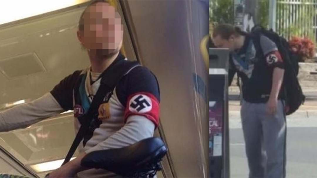 Article heading image for Port Adelaide Responds To Images Of 'Fan' Wearing A Swastika