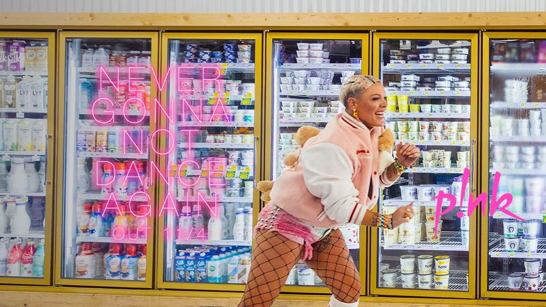 Article heading image for P!nk Goes Full Xanadu In New Song 'Never Gonna Not Dance Again'