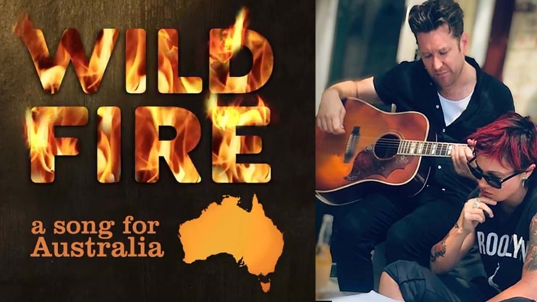 Article heading image for This Sunday Night: We're Premiering Kav And Sarah's Bushfire Inspired Song Wildfire