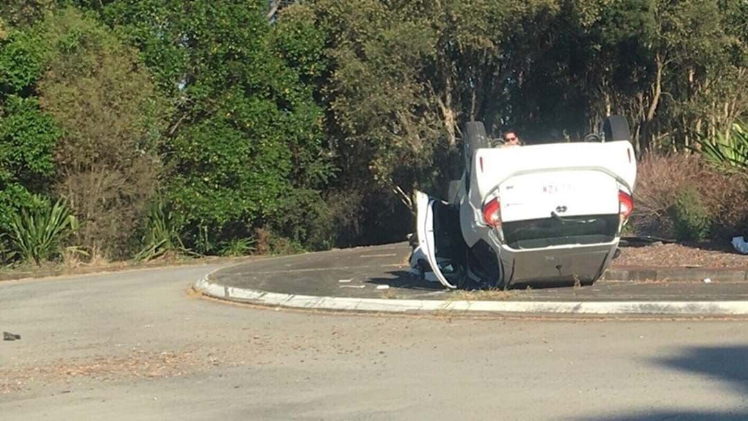 Article heading image for Car Rollover on Coffs Harbour Roundabout