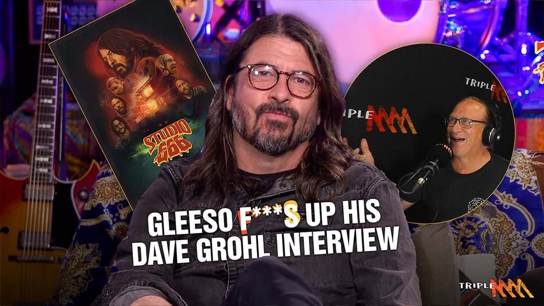 Article heading image for Gleeso F***s Up His Dave Grohl Interview