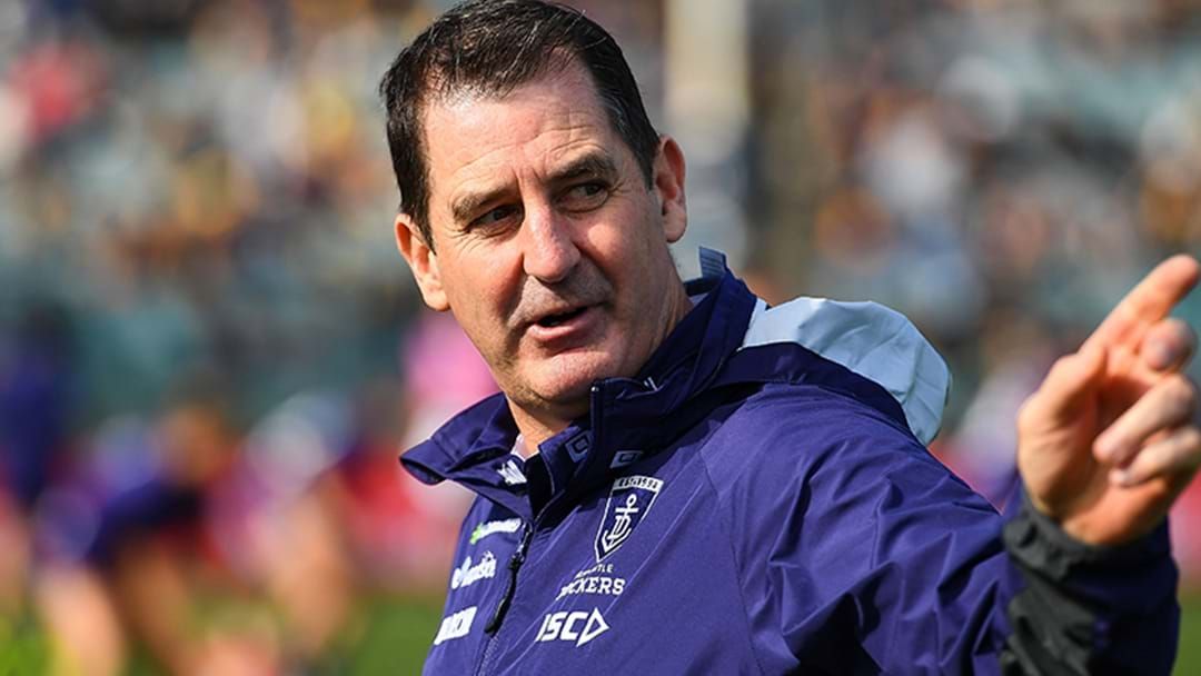 Article heading image for Ross Lyon Will Break A Fremantle Record This Weekend