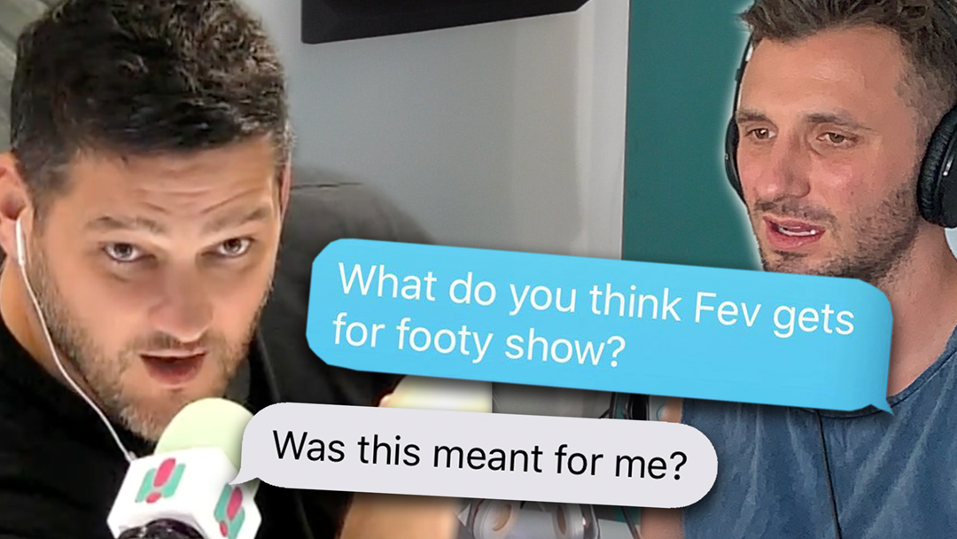 Article heading image for Tommy Accidentally Texted Fev Instead Of Our Producer