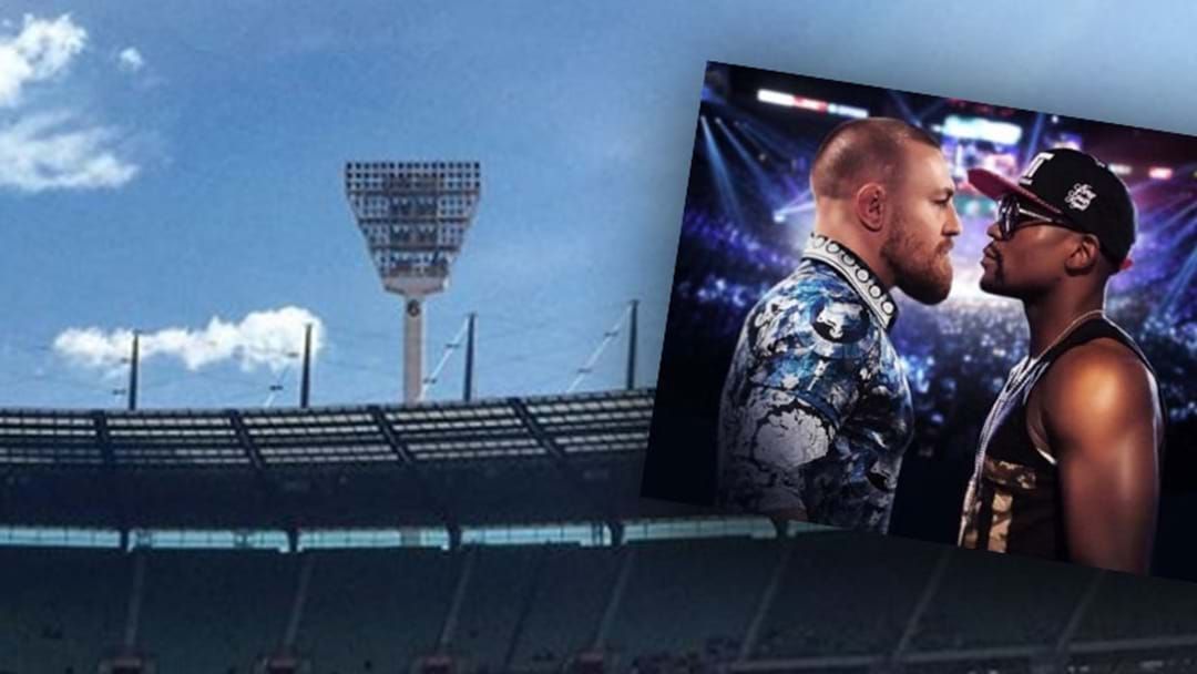 Article heading image for MCG Will Show Mayweather/McGregor Fight