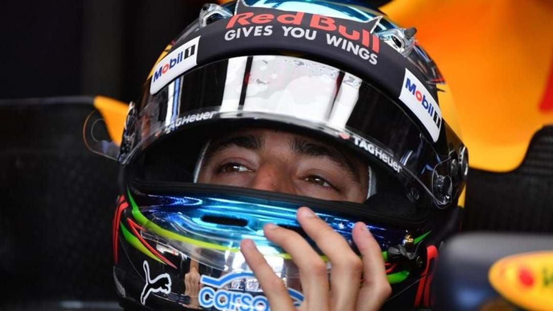 Article heading image for Daniel Ricciardo Shows Off New Helmet