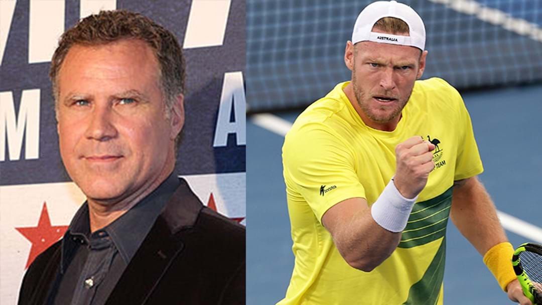Article heading image for Aussie Tennis Star Sam Groth's Epic Yarn About "Meeting" Will Ferrell
