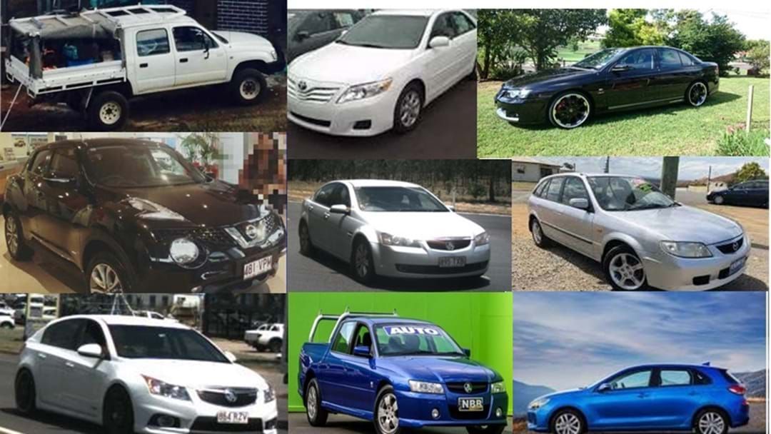 Article heading image for Police Are Asking for the Public's Help to Locate these NINE Stolen Cars