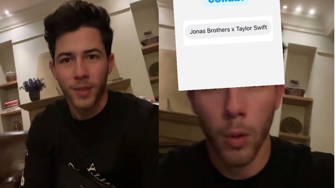 Article heading image for Nick Jonas Basically Just Confirmed A Jonas Brothers Taylor Swift Collab