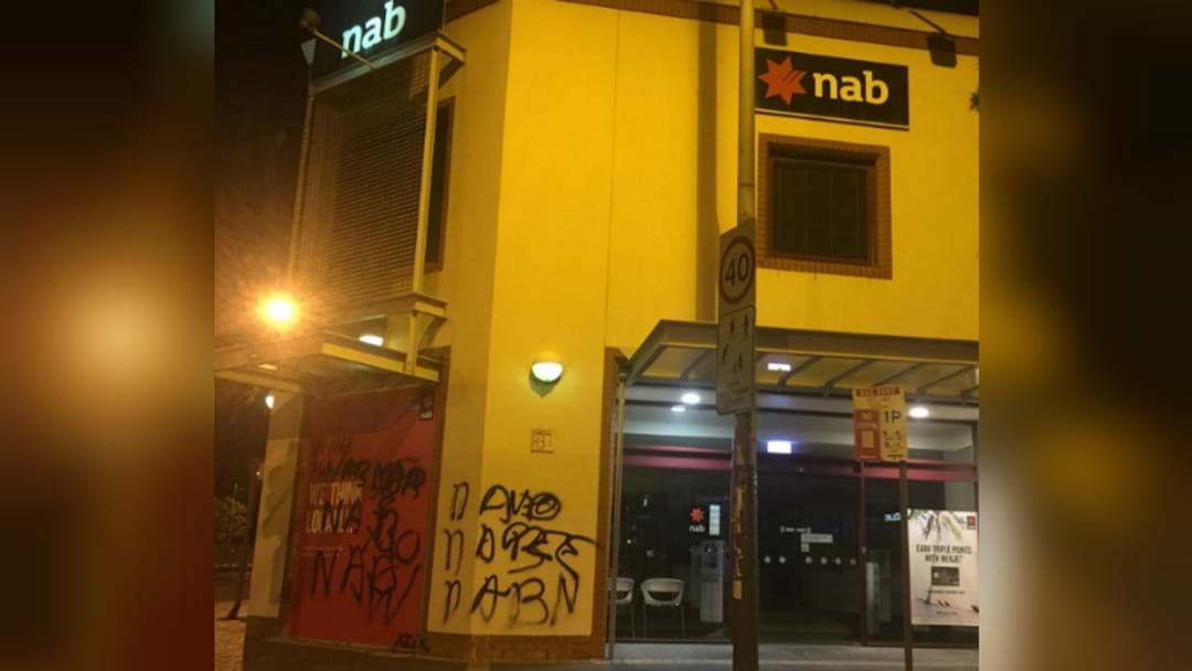 Article heading image for NAB Vandal Attack At Hamilton Branch