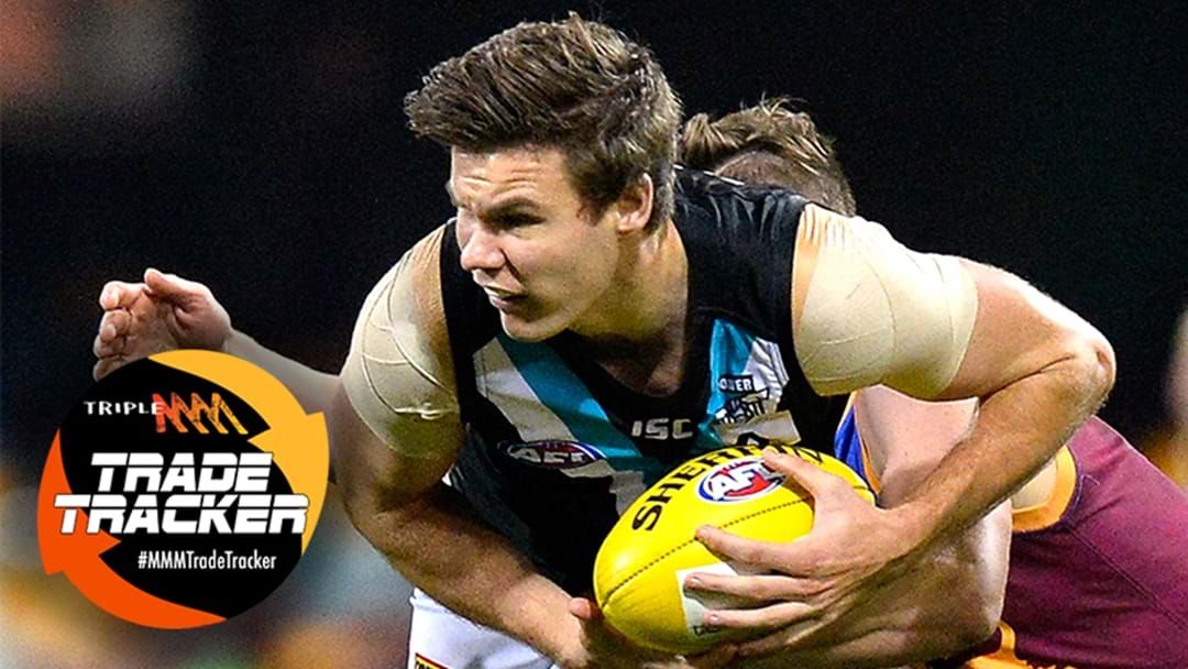 Article heading image for Port Adelaide Confirm Defender Logan Austin Has Requested A Trade To St Kilda