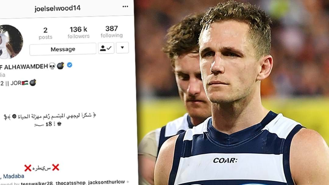 Article heading image for Joel Selwood's Instagram Has Been Hacked