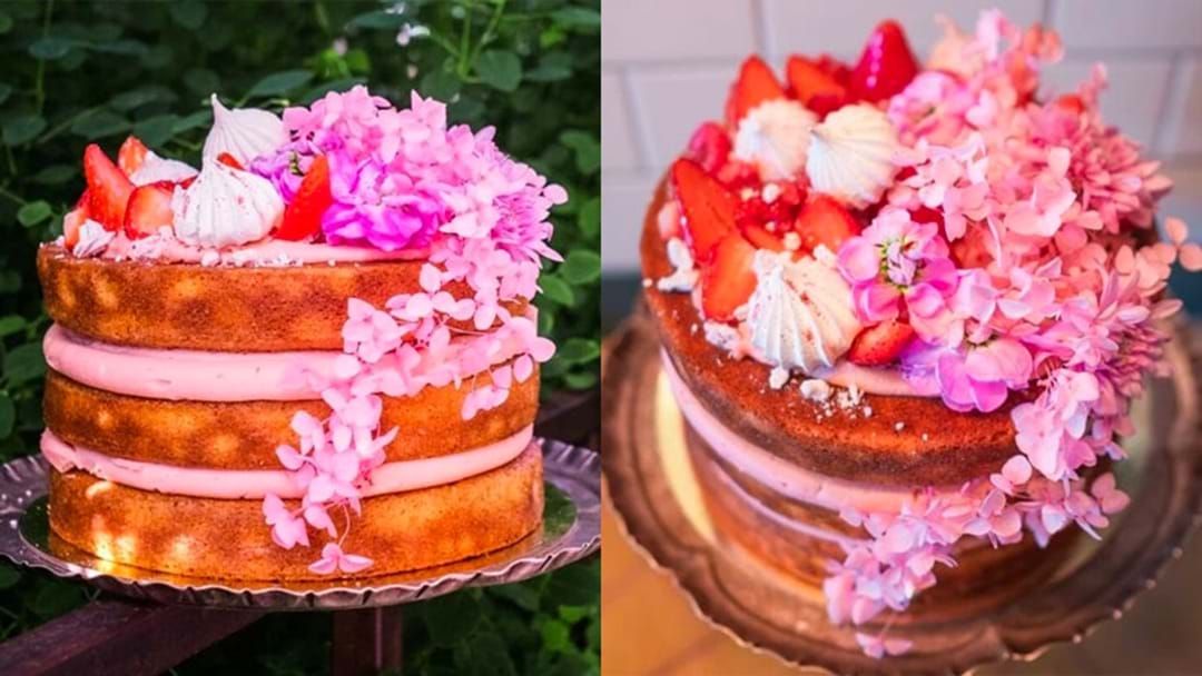 Article heading image for I Can’t Stop Staring At This Stunning DIY Mother’s Day Cake From The Grounds! 
