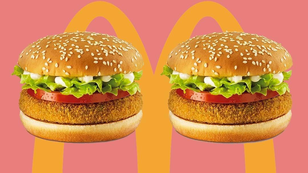 Article heading image for McDonald’s Is Trialling A Veggie Burger In Australian Stores