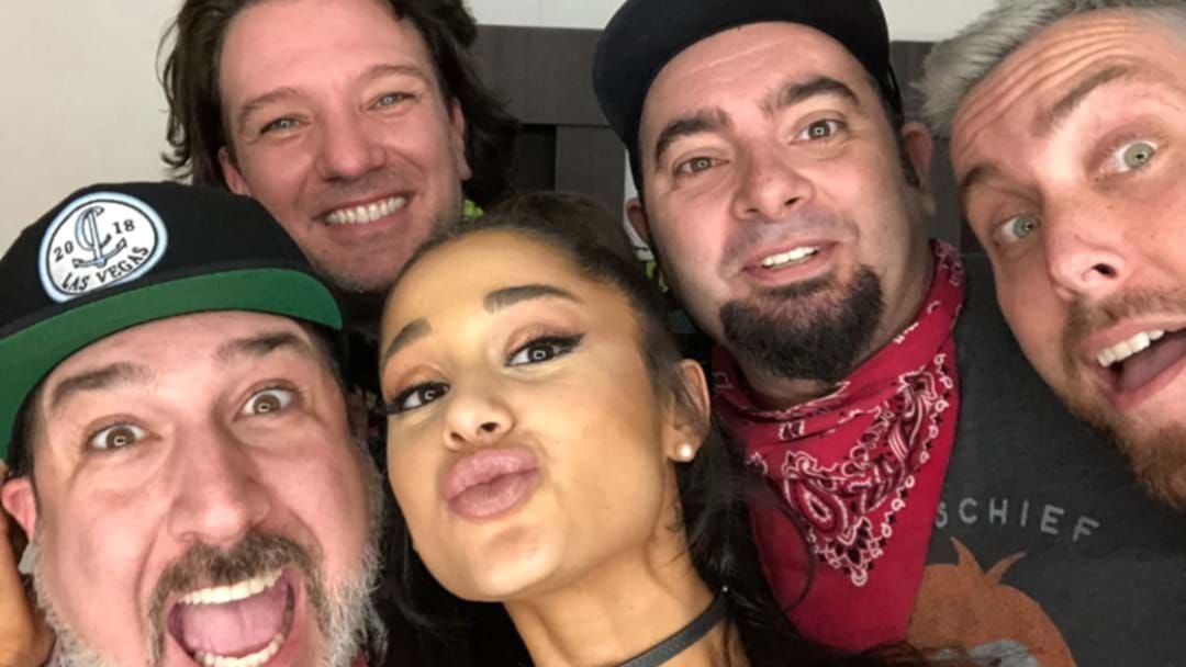 Article heading image for *NSYNC Just Joined Ariana Grande On Stage At Coachella To Sing This 90s Banger! 