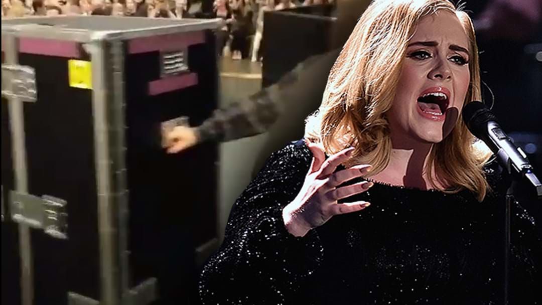 Article heading image for You Won't Believe How Adele Gets On Stage Every Night