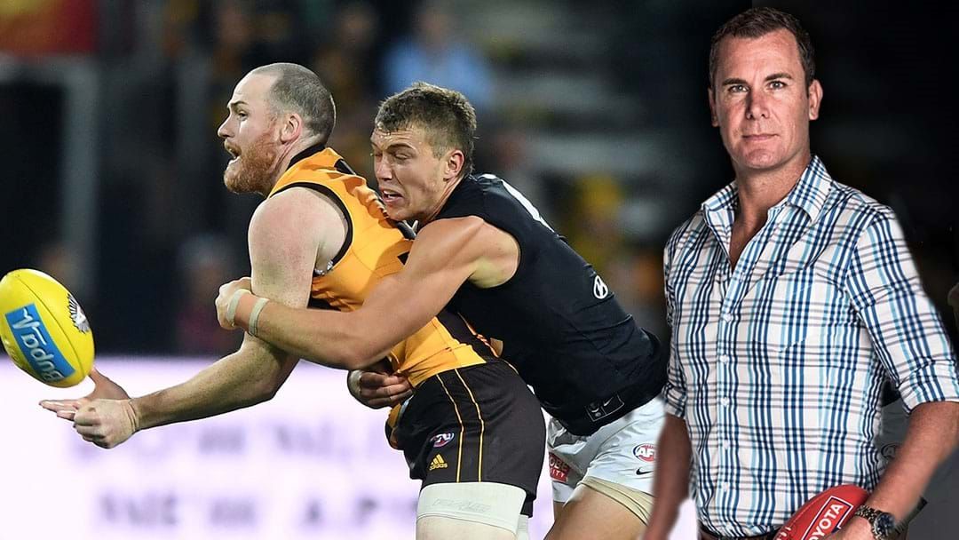 Article heading image for Wayne Carey Says Carlton Are Closer To A Flag Than Hawthorn