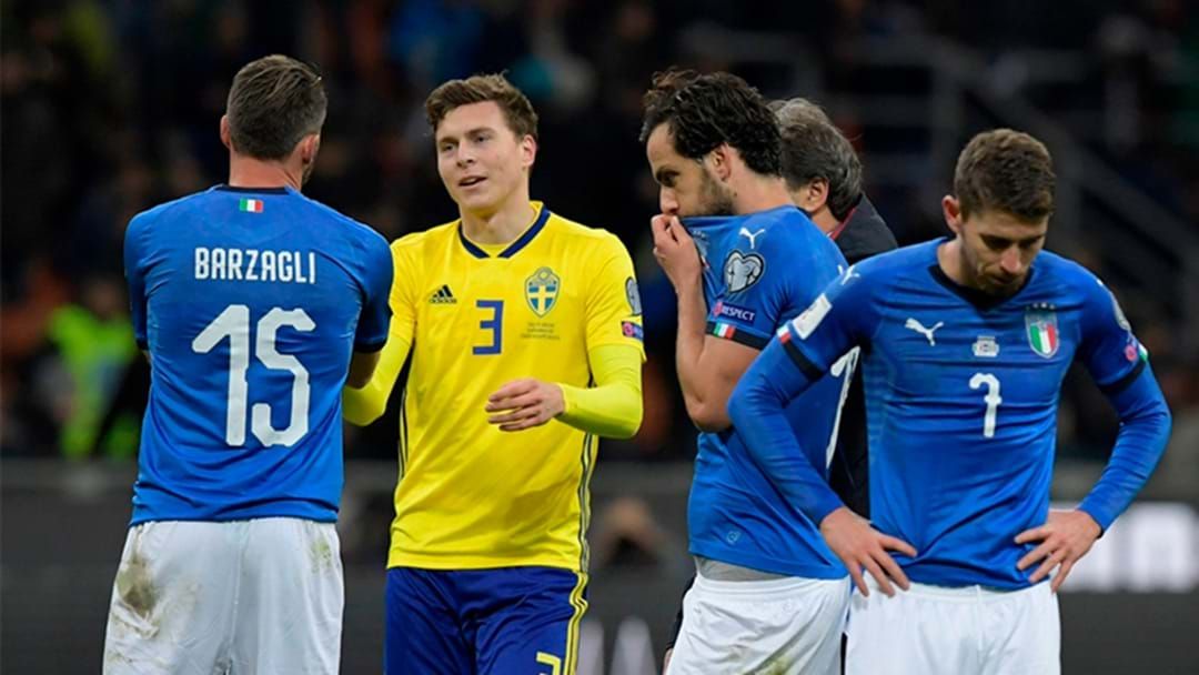 Article heading image for Italy Just Failed To Qualify For The World Cup For The First Time In 58 Years 