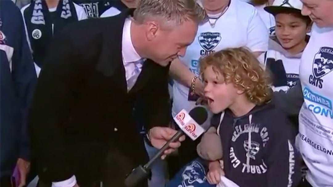Article heading image for Geelong Kid Loses His Mind On Sunrise