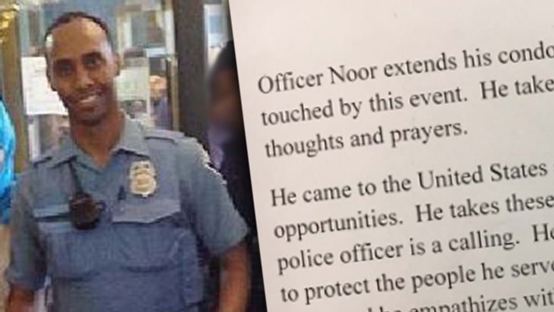 Article heading image for US Police Officer Who Killed Australian Woman Releases Statement