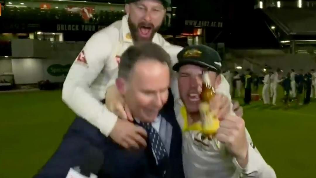 Article heading image for Chompers Copped A Double CHOMPING From The Aussies After Winning The Ashes!