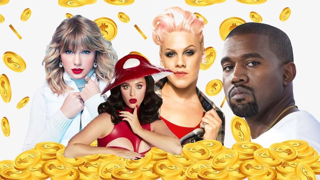 Article heading image for Which Singer Made The Most Cash In The Last 12 Months?