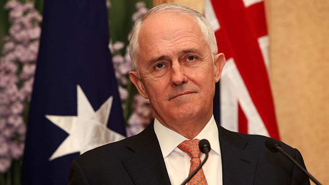 Article heading image for Malcolm Turnbull doesn't know the lyrics to 'You're the Voice'