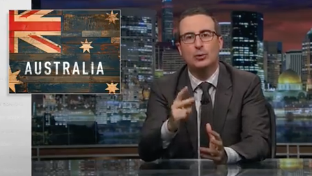 Article heading image for John Oliver Lays Into Australia's Same-Sex Marriage Postal Vote