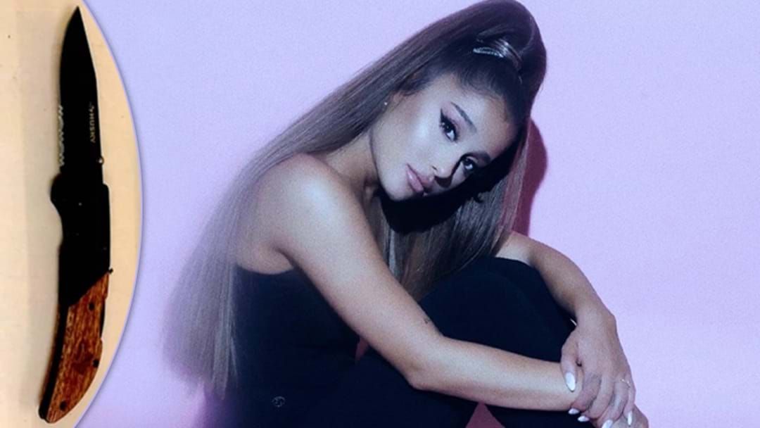 Article heading image for Ariana Grande 'Fearful' After Arrest Of Knife-Wielding Stalker