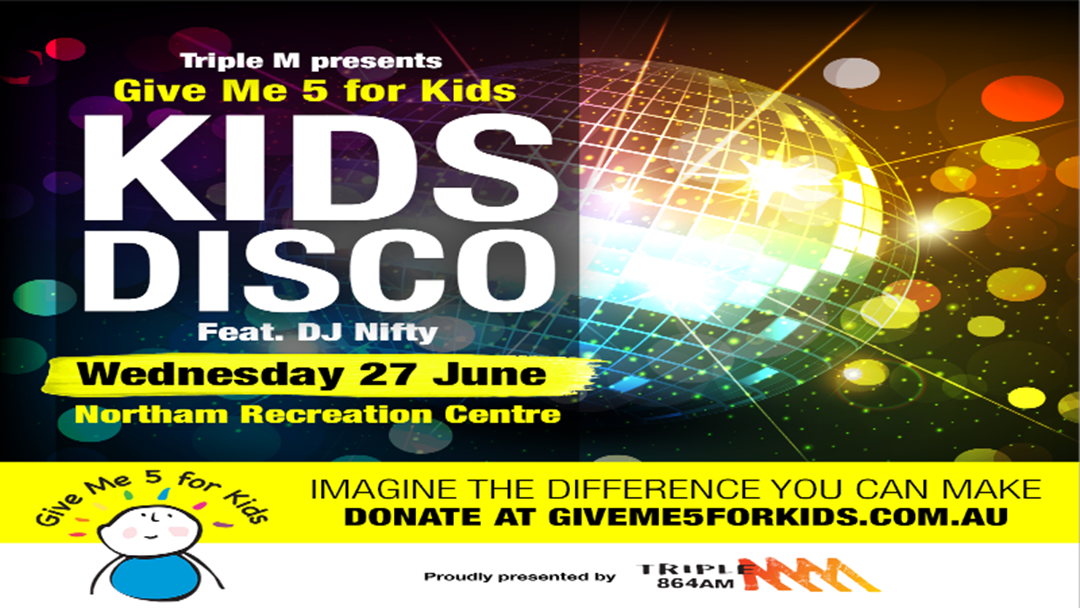 Article heading image for Give Me Five For Kids Disco